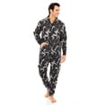 thumbnail image 2 of Combinaison de Pyjama Unisexe pour Hommes Adultes une Pièce Sans Pieds, 2 of 7