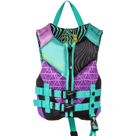Body Glove- Phantom PFD-Child Life Jacket -Child, Unisex, One Size, Aqua, for Children 30-50 lbs.