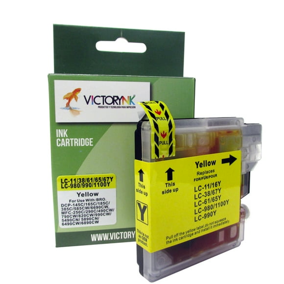 CARTUCHO DE TINTA GENERICO NUEVO GENERICO BROTHER LC 61 Y MFC-490CW MFC-J415W MFC-J615W 10 ML Victorynk COMPATIBLE DE TINTA