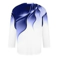 thumbnail image 3 of Tbopshirt Mens T Shirts Print Round Neck Casual Fashion Mens Tops Short Seven-Minute Sleeve Pullover Blouses Tee Shirts, 3 of 4
