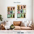 thumbnail image 4 of Elephant Stock Doors In San Juan Wall Art - Vertical Canvas Wall Art - Living Room Wall Decor - Architecture Canvas - Green And Gold Decor - 26" x 39", 4 of 8
