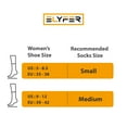 thumbnail image 3 of ELYFER Women's Premium Thin Cotton Dress Socks - 8 Pairs in Gift Box - Business or Casual Ultra Soft Lightweight Comfortable Breathable Seamless Toe Trouser Crew Socks for Women, 3 of 13