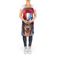 thumbnail image 5 of Carolines Treasures DAC5699APRON 30 x 27 in. Dachshund Patriotic American Apron, 5 of 5