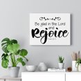 thumbnail image 5 of Scripture Walls Psalm 32:11 Rejoice Bible Verse Canvas Christian Wall Art Ready to Hang Unframed, 5 of 12