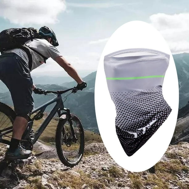 Pasamontañas para ciclismo Macarena máscara para la Cara Cubierta de enfriamiento de verano Gris
