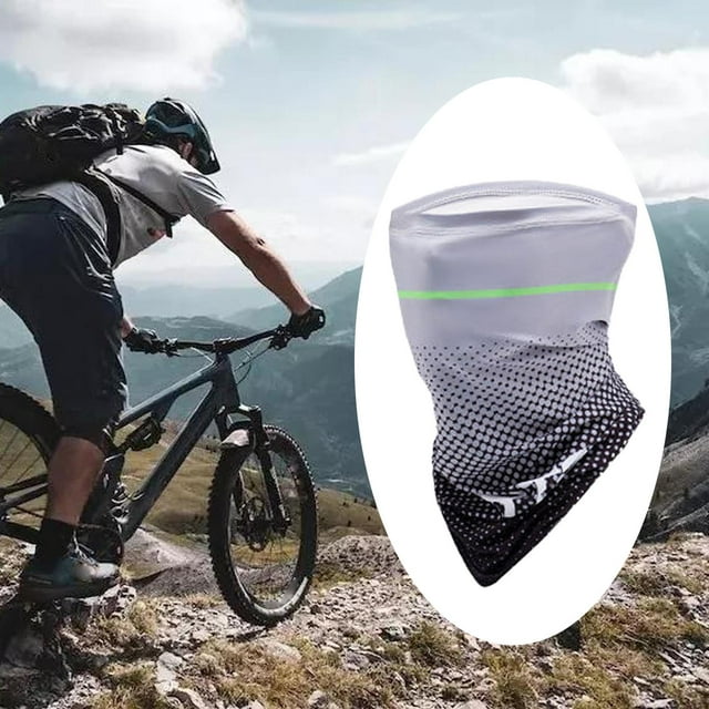 Pasamontañas para ciclismo Macarena máscara para la Cara Cubierta de enfriamiento de verano Gris