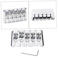 thumbnail image 3 of SHOWERORO 1 Ensemble Pont de Guitare Classique GA1021 Métal Argent pour Performances d'Instruments de Musique, 3 of 8