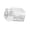 White, variant on Compact 5 Part Beauty Storage With Turn Table And Sections For Makeup Brushes Hair Accessories