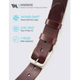 thumbnail image 4 of Leather Belt for Men,100% Italian Full Grain Real Solid Leather, 4 of 6