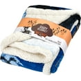 thumbnail image 2 of TrailCrest Baby Bear Print 30" x 40" Sherpa Cozy  Blanket, Baby Shower Present, 2 of 4