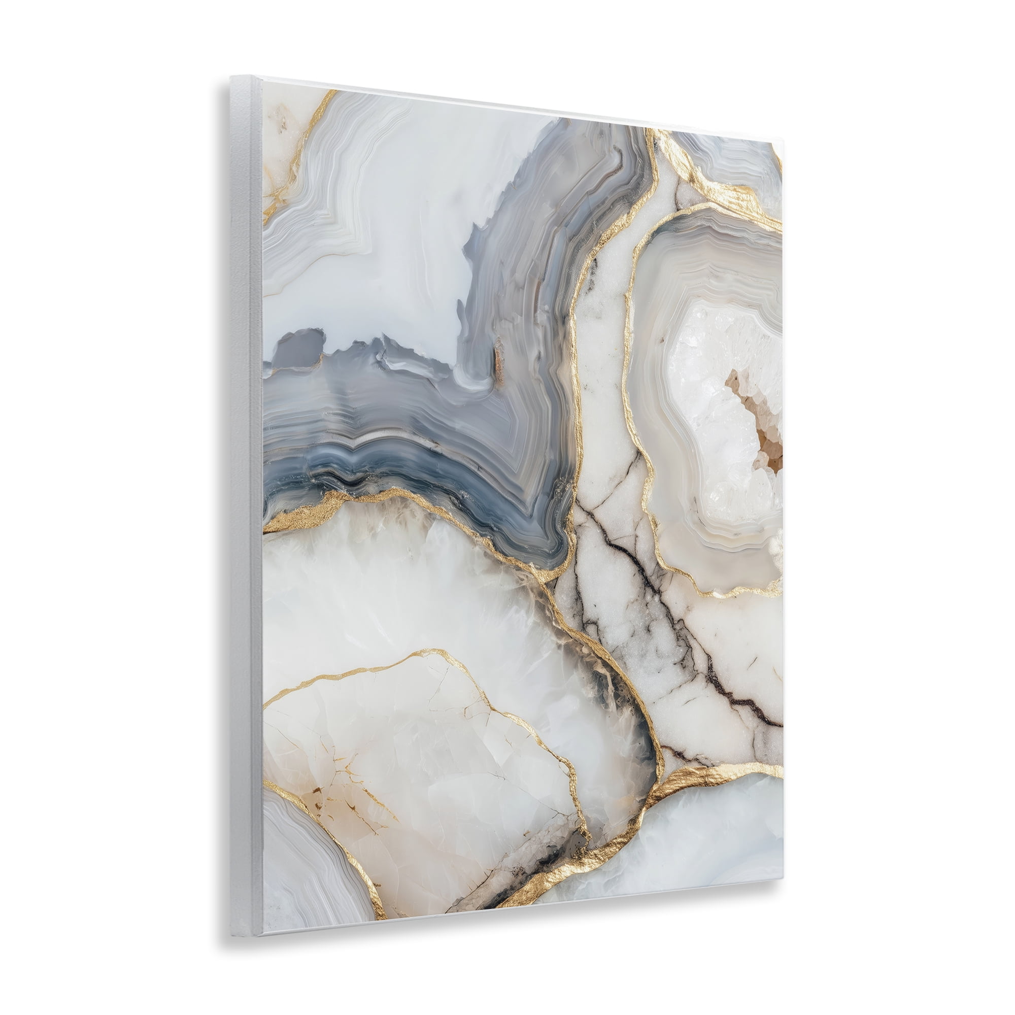 Stupell Industries Crystal Geode with Gold Wall Plaque Art, design by Svetlana Aleynikova