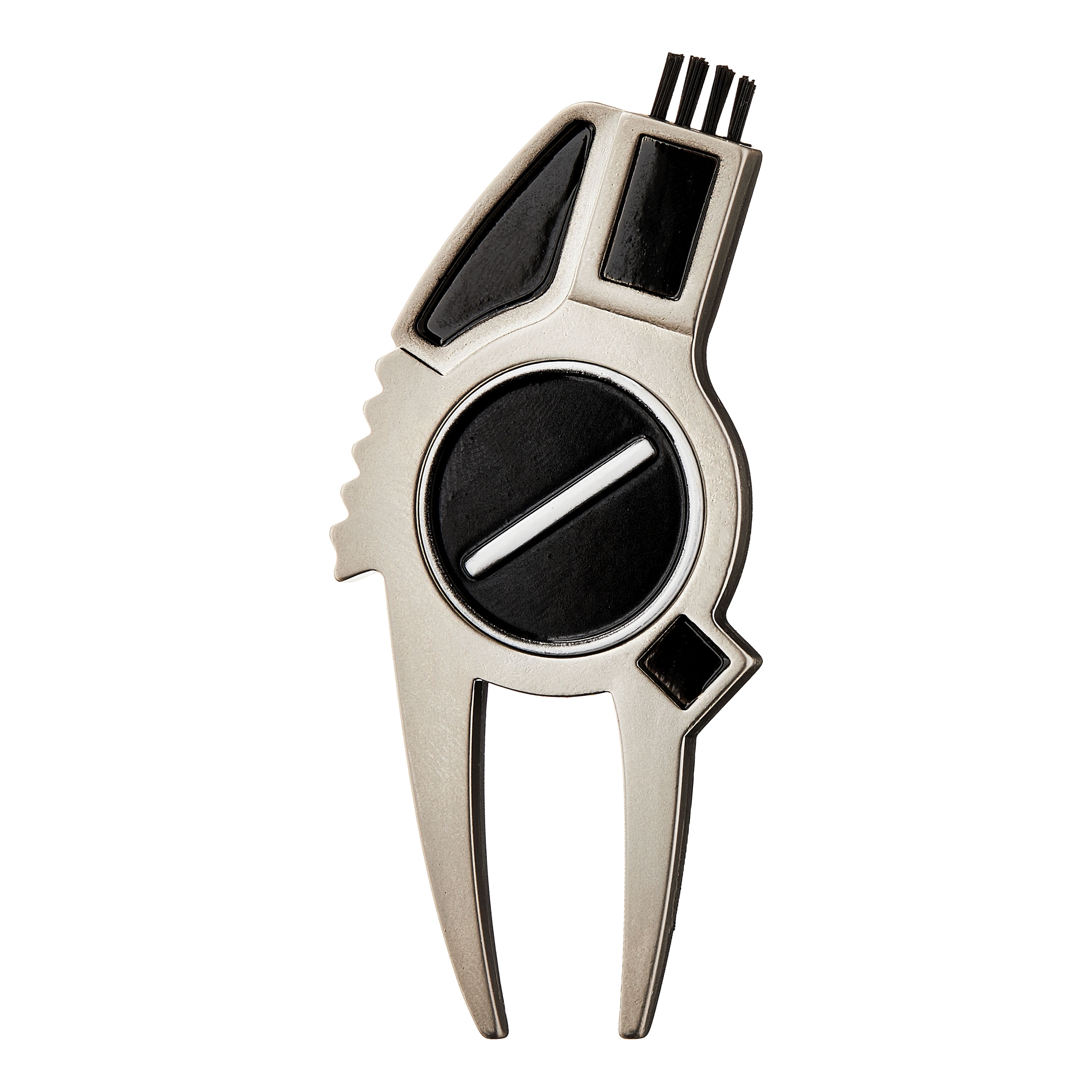 Athletic Works 4-in-1 Golf Divot Tool with Ball Marker, Club Cleaner & Groove Cleaner – Golf Accessories for Men, Women & Teens