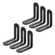 thumbnail image 1 of 6Pcs Soporte en Esquina Ajustable en Forma de L con Ranura, 1.89 x 1.89 Pulgadas Soporte de Esquina Recta de Acero Inoxidable para Muebles de Madera, Negro, 1 of 6