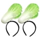 thumbnail image 1 of 2 diademas de verduras, diadema de repollo chino, divertidas diademas para el cabello, diadema de maquillaje, tocado de fiesta para niños y adultos, fiesta de cosplay, 1 of 7