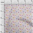thumbnail image 2 of oneOone Rayon White Fabric Floral Watercolor Diy Clothing Quilting Fabric Print Fabric By Yard 56 Inch Wide, 2 of 4