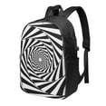 thumbnail image 1 of YFYANG 17" Laptop Backpack, Abstract Spiral Pattern Fashion Travel Work Backpack with USB and Headphone Cable Interface for Men and Women, 1 of 8