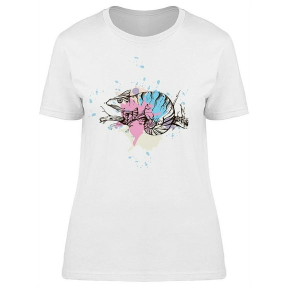 Silhouette Of Chameleon T-Shirt Women -Image by Shutterstock, Female x-Large