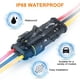 thumbnail image 3 of Conector impermeable de 3 pines, 16 AWG, para coche, camión, barco, 6 kits, 3 of 7