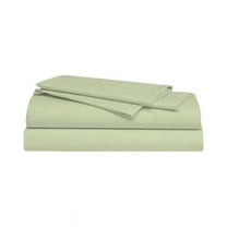 Organic Cotton Bed Sheets Set for Bedroom (Queen Size, Sage) 550 Thread Count, GOTS Certified