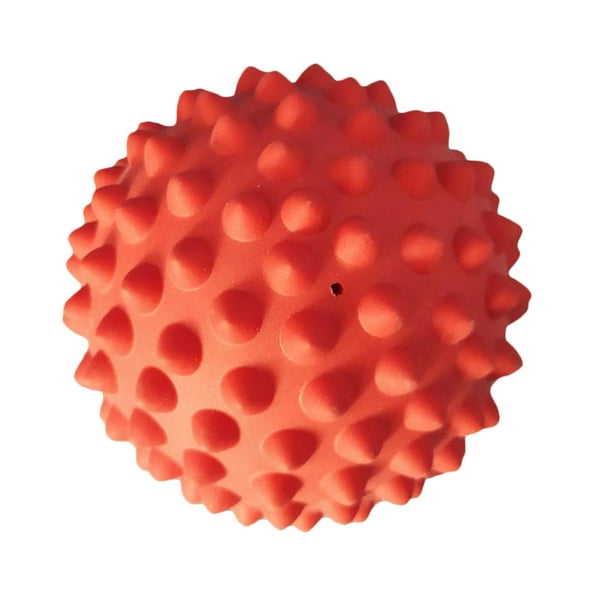 Rodillo de masaje para reflexología de pies, masajeador de puntos de estimulación, 9 cm rojo