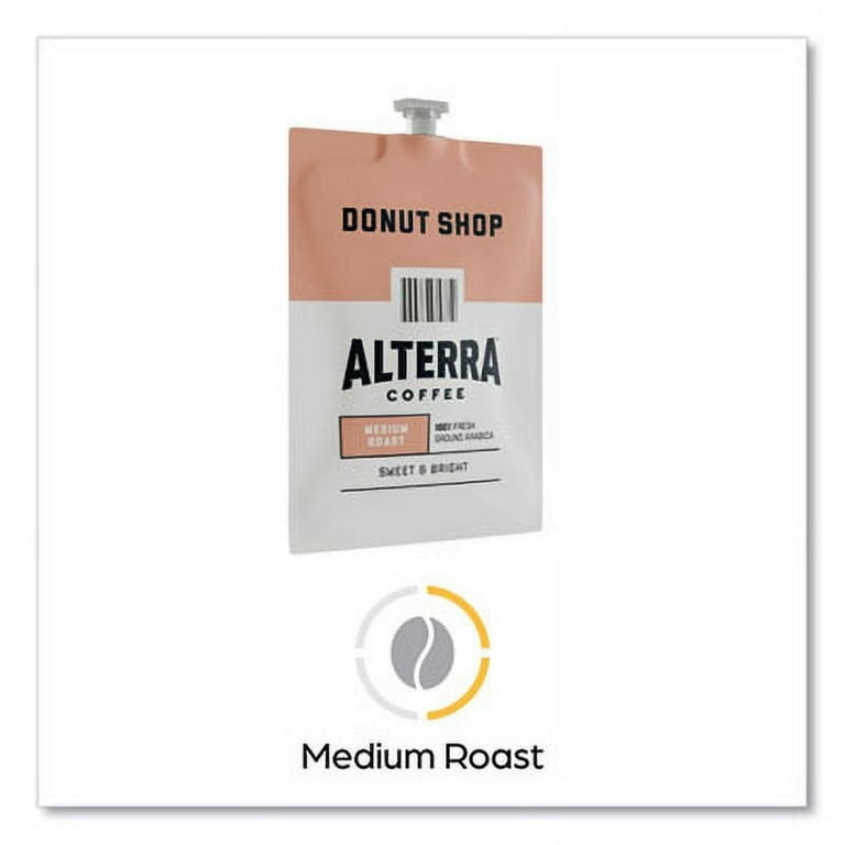 Coffee Freshpack Pods, Donut Shop Blend, Medium Roast, 0.28 oz, 100/Carton Coffee Freshpack Pods, Donut Shop Blend, Medium Roast, 0.28 oz, 100/Carton