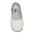thumbnail image 4 of Minnetonka Women's Suede Anna Ballerina Flat, White 9, 4 of 5