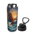 thumbnail image 2 of Pofeuu Textured Bald Eagle Print 18oz Sports Insulated Kettle Stainless Steel Vacuum Water Bottle Leakproof Sport Flask, 2 of 7