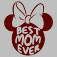 thumbnail image 2 of Men's Minnie Mouse Best Mom Ever Silhouette Graphic Tee Athletic Heather Small, 2 of 5