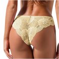 thumbnail image 4 of ibuvkizy Panties for Women Sexy Cute Bowknot Design Crochet Full Lace Panties Low Waist Briefs,Women Panties,Womens Underwear, 4 of 7