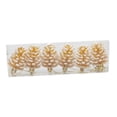 thumbnail image 2 of Adorno Colgante Adorable De Piñas Artificiales, 2x6 Piezas, Para Puerta De Pared De Oficina, Color Dorado, 2 of 10