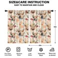 thumbnail image 2 of Blackout Kids Curtains,Flower and Highland Cow Childrens Insulated Curtains Set Of 2,Bedroom Essentials,Toddler Room Decor 42"x63"(106x160cm), 2 of 4