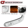 thumbnail image 4 of Luz de señal de giro LED del espejo izquierdo frontal para Kia Borrego 2008-2015 Luz de marcador lateral No.876132J000 Amarillo, 4 of 6