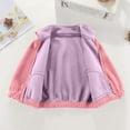 thumbnail image 5 of Kids Full Zip Fleece Jacket with Stand Collar and Elastic Cuffs for Boys and Girls Suitable for Daily Wear School Outdoor Activities, 5 of 5