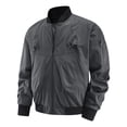 thumbnail image 2 of Maoxin Jackets for Men Fashion Solid Color Zipper Pocket Long Sleeved Casual Jacket Gray M, 2 of 4