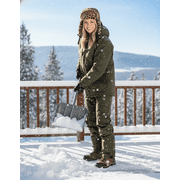 Winter Faux Fur Trapper Hat – Aviator Trooper Ski Hat with Animal Design, Warm Ear Flap Hat for Men Women Kids – Brown Cold Weather Hat