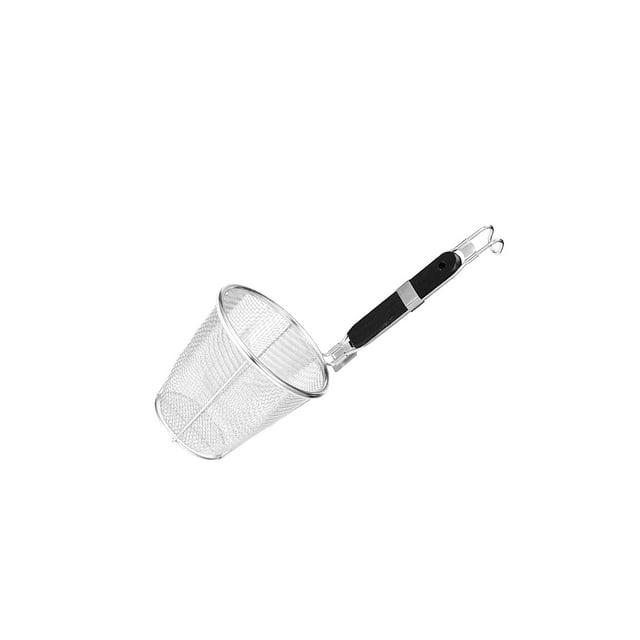 ZheElen Frying Basket Skimmer Kitchen Mesh Strainer for Onion Barbecue Chicken Rings 35x14cm