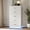 White, variant on FANRAL Dresser for Bedroom,Tall 5 Drawer Modern Quilted Vertical Storage Chest with LED Lights,White Tall Dresser
