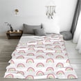 thumbnail image 5 of Fuzoiu Rainbow Print Ultra-Soft Micro Fleece Blanket,All Seasons Flannel Throw, Lightweight Blanket for Bed, Sofa, Couch, Movie Night, Camping, and Travel-50"x40", 5 of 7