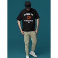 thumbnail image 2 of Funny Body By Churros Retro-Inspired Graphic Design Men's T-shirt, 2 of 4