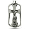 thumbnail image 2 of Genesis 26:24-Cut Out Cross-Antique Finish Dog Tag Necklace by Shields of Strength, 2 of 4