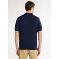 thumbnail image 2 of Free Assembly Men’s Cozy Yarn Ribbed Sweater Polo with Short Sleeves, Sizes XS-3XL, 2 of 5