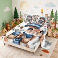 thumbnail image 2 of Erosebridal Squirrel Queen Sheets for Boys Girls, Winter Acorn Queen Sheet Sets, 4pcs 1 Flat Sheet 1 Fitted Sheet and 2 Pillowcases, 2 of 6