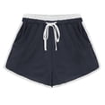 thumbnail image 4 of YOIAVAIOY 2 Pack Womens Color Blcok Lounge Dolphin Shorts Breathable Casual Elastic Waist Athletic Sports Yoga Dance Short Pants Dark Gray M, 4 of 7