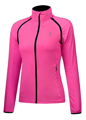 J.CARP Women Cycling Jacket Windproof Water Resistant Softshell