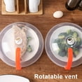thumbnail image 3 of CAROOTU Microwave Cover Microwave Splatter Lid Food Cover Splatter Guard Microwave Cover Kitchen Tool, 3 of 6