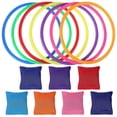 thumbnail image 1 of 1 Set Bean Bags Rings Toy Toss Rings Toss Game Tools for Indoor and Outdoor Activities, 1 of 4