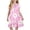 Multicolor D, variant on IFNWSV Girls Summer Dresses Solid Color Short Puff Sleeve Ruffled Hem Casual Breathable Polyester Sleeping Dress Multicolor 10-11 Years