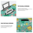 thumbnail image 5 of Fotbe Happy Summer Luggage Cover Protector,Suitcase Protector,Scratch and Dirt Resistant,Fits 18-32 Inch Luggage-Small, 5 of 9