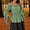 Green, variant on Women's Renaissance Shirt Ruffle Sleeve Off The Shoulder Peplum Blouse Peasant Dressy Top