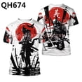 thumbnail image 3 of Camiseta Japonesa De Tatuaje Medio Armadura prajna Impresión Hombres Verano Harajuku Casual De Manga Corta, 3 of 3